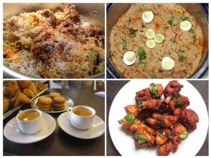 Hyderabad city : The world-famous Hyderabadi Biryani.